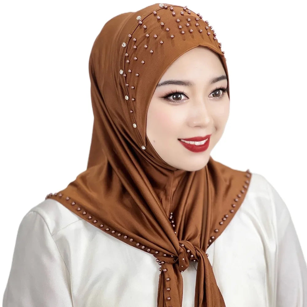 “Soft. Secure. Stunning hijab.''