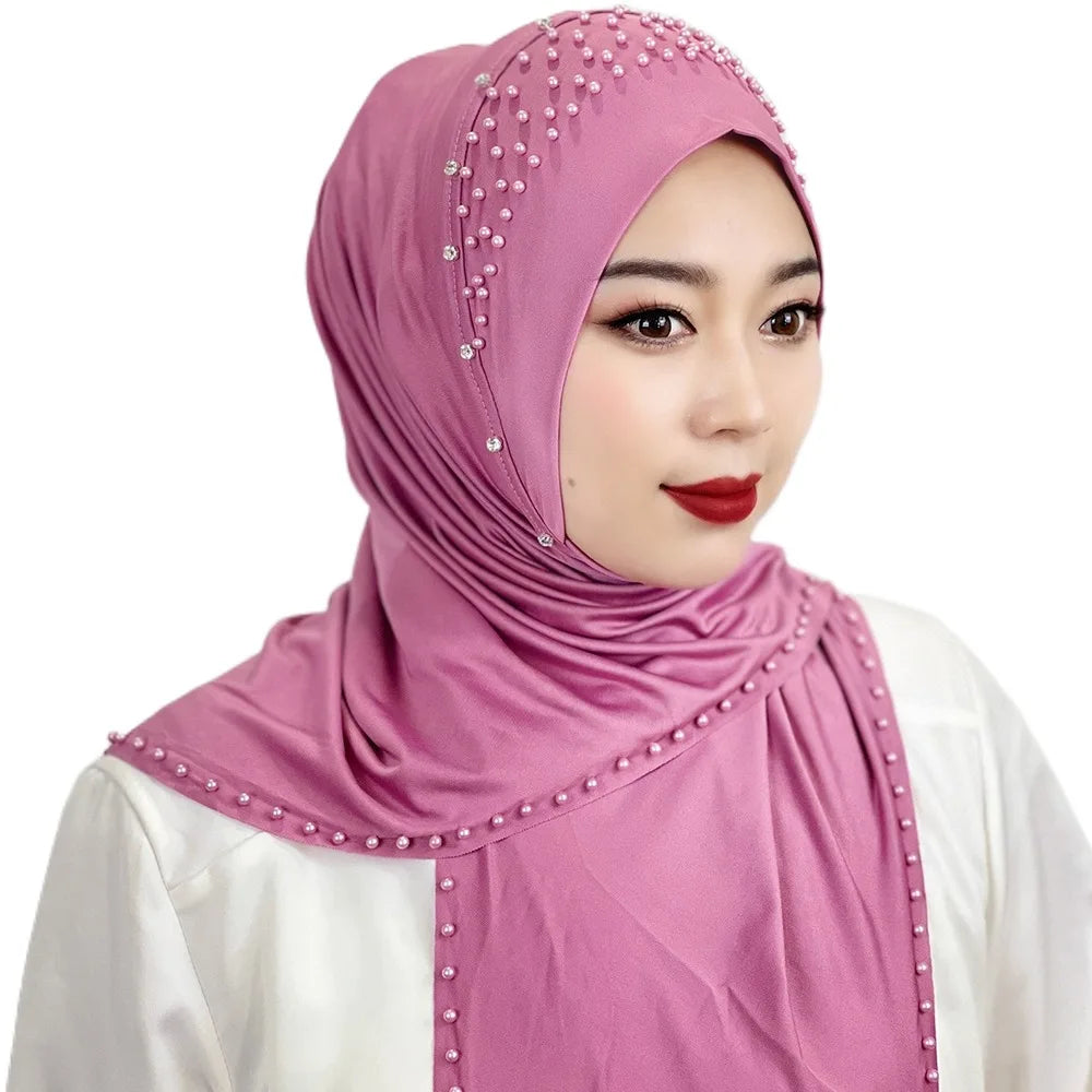 “Soft. Secure. Stunning hijab.''