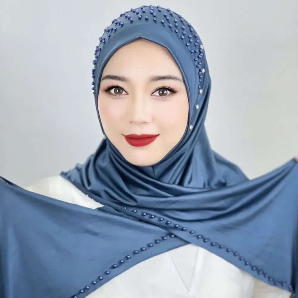 “Soft. Secure. Stunning hijab.''