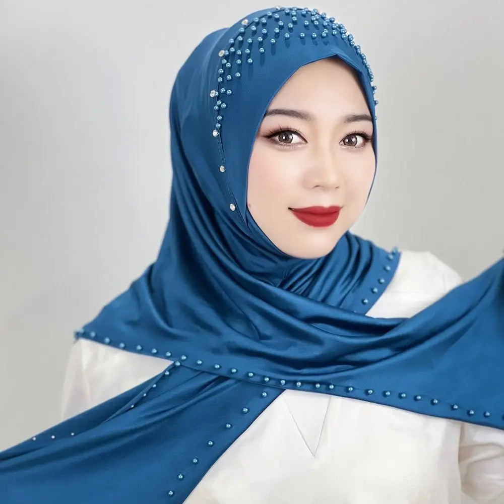 “Soft. Secure. Stunning hijab.''