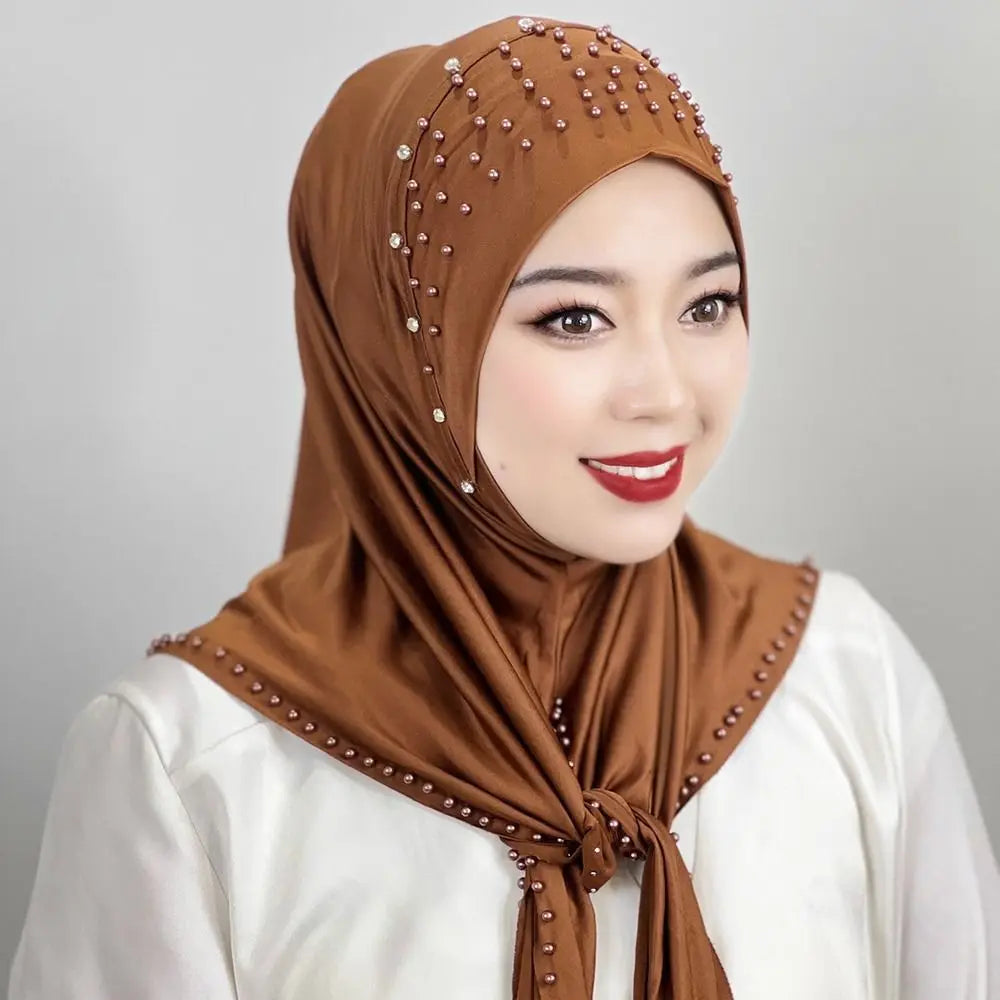 “Soft. Secure. Stunning hijab.''