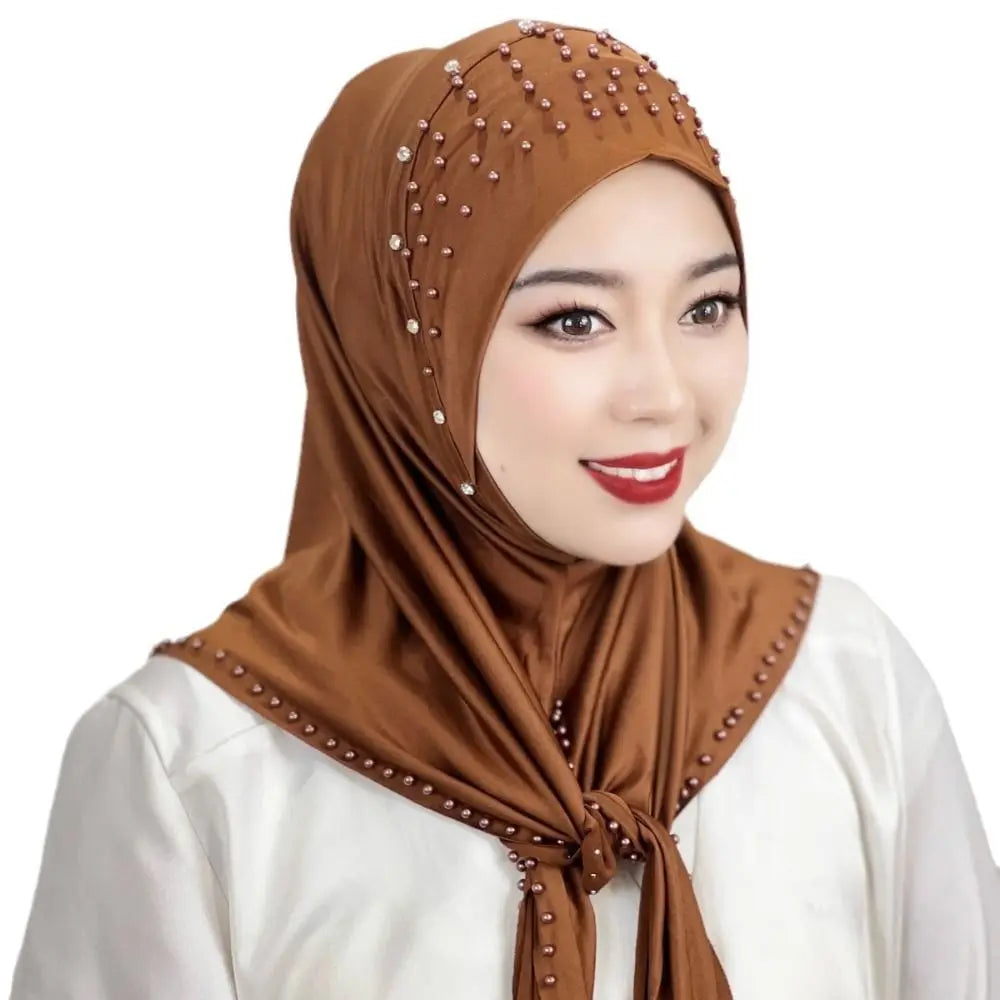 “Soft. Secure. Stunning hijab.''