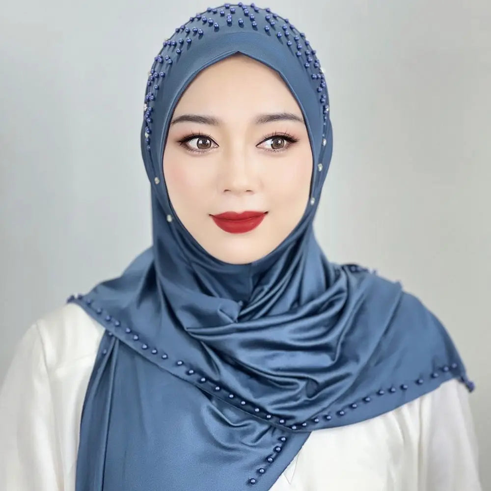 “Soft. Secure. Stunning hijab.''