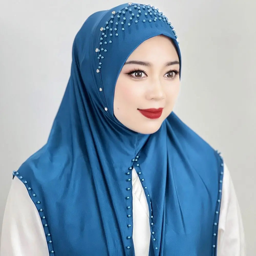 “Soft. Secure. Stunning hijab.''