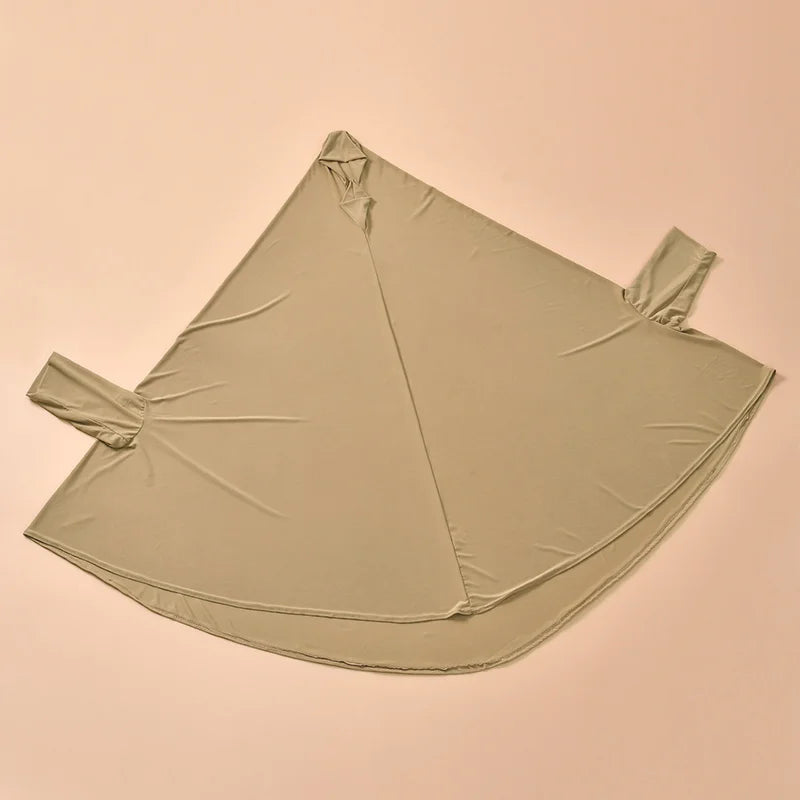 "Rooted in faith, refined in fabric with Sleeve Women Hijab Long Prayer Clothing''