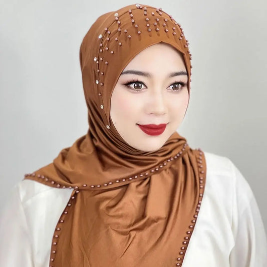 “Soft. Secure. Stunning hijab.''