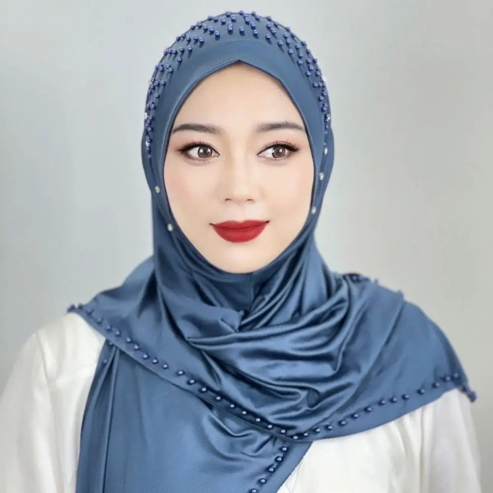“Soft. Secure. Stunning hijab.''